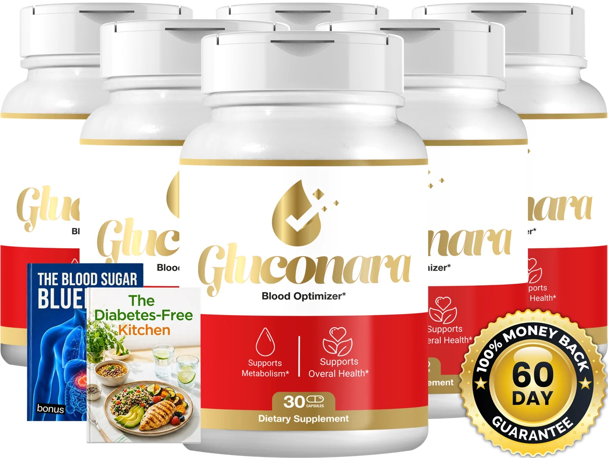 Gluconara 6 bottles — 180-day supply