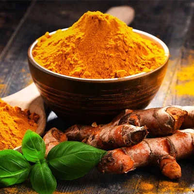 Turmeric (Curcuma longa) — ingredient in Gluconara